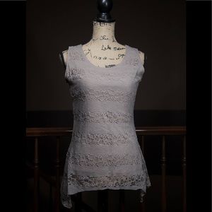 SHANNON FORD NEW YORK Lace Tan Top